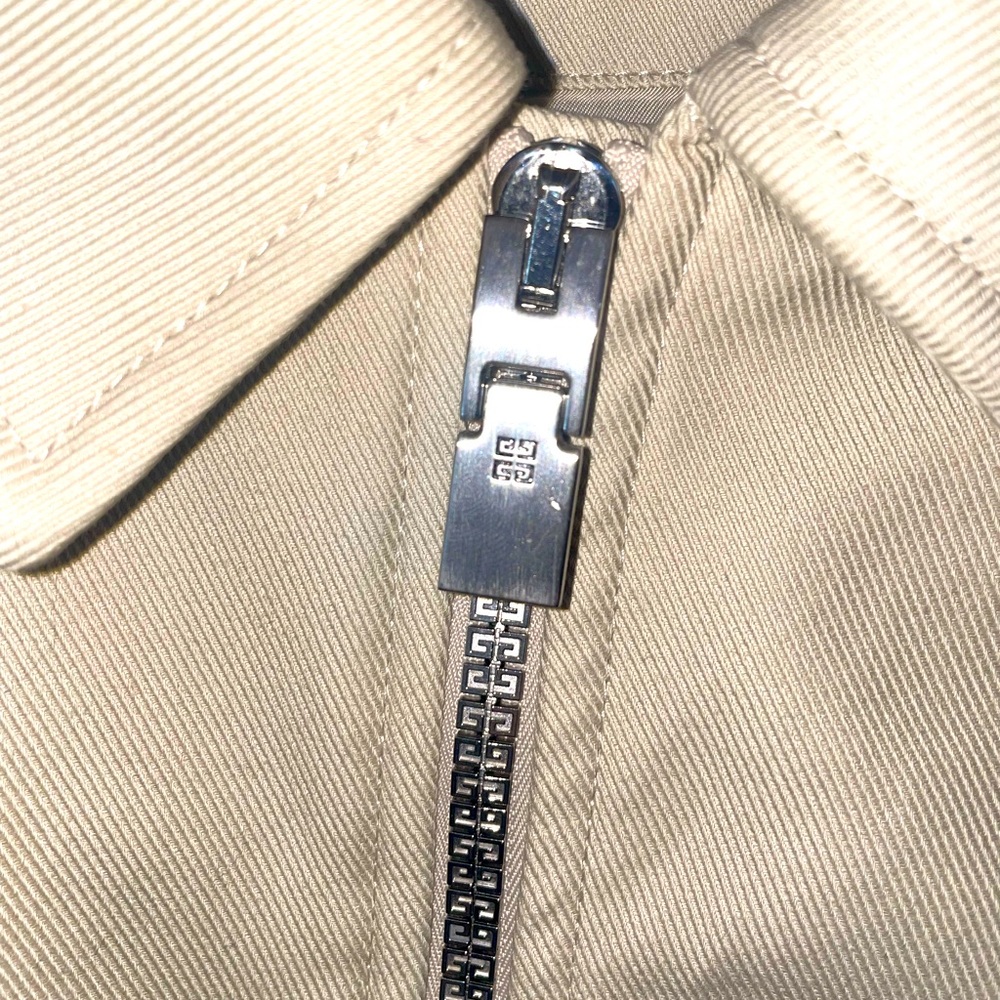 Givenchy Tan Zip-Up Jacket